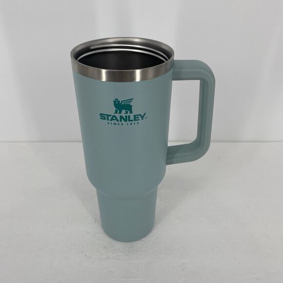 Stanley 40 oz Tumbler With Mug Handle Mint Green No Lid - Picture 1 of 5